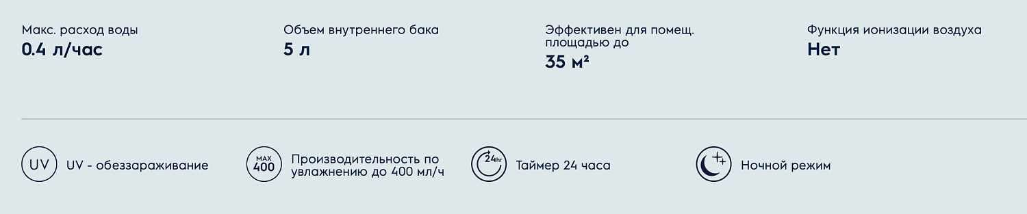 Увлажнитель воздуха Electrolux EHU-3500D UV Увлажнитель воздуха Electrolux EHU-3500D UV